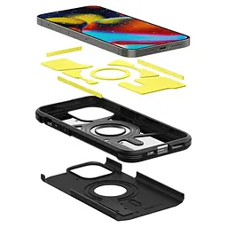 Оригінальний протиударний чохол Spigen Tough Armor MagSafe для Iphone 14 Pro (6.1") Black ACS04985 - мініатюра 12