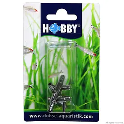 Кран на три виходи (метал) Hobby Metallic Air Valve 4/6 мм 3-Ways (63350)