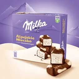 Цукерки пташине молоко Milka Alpine Milk Creamy 330г - мініатюра 5