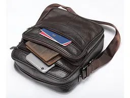 Чоловіча шкіряна сумка Vintage 22,5х18,5х5 см sum0012796 - мініатюра 4