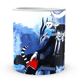 Кухоль GeekLand Yondemasu yo, Azazel-san! З'явись, Азазель! Акутабе YA 04 330 мл білий - мініатюра 2