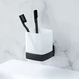 Склянка AM.PM Gem скляна підвісна black A9034322 чорний матовий - мініатюра 2