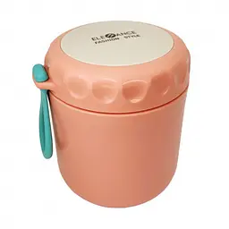 Ланчбокс з ложкою Mega Zayka MGZ-0122(Pink) 430 мл
