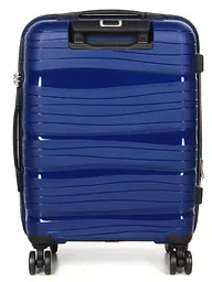 Валіза маленька S поліпропілен Worldline Airtex 283 56×33×22см 52л Темно-синій - мініатюра 4