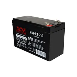 Батарея до ДБЖ Powercom 12В 7Ah (PM-12-7) - мініатюра 2