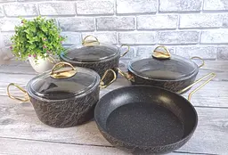 Набір посуду O.M.S. Collection 3036 Gold 7 предметів - мініатюра 5