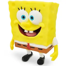 Іграшка тягнучка Губка Боб SpongeBob антистрес з піском супергнучка 10 см - мініатюра 3