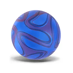 Дитячий гумовий м'яч Bambi RB24376(Blue-1) 60 грамів, діаметр 17,5 см