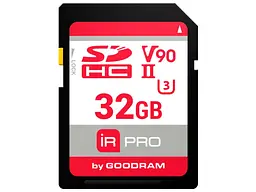 Карта памяти GOODRAM IRDM PRO SDHC UHS-II U3 ​​32 GB (IRP-S9B0-0320R11)