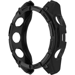 Чохол-бампер DK для Garmin Fenix ​​8 51mm Solar Силікон Outlines (black) - мініатюра 3