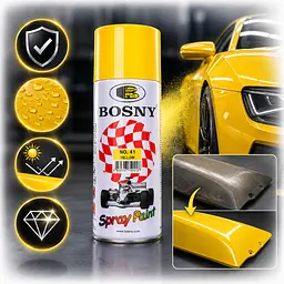 Фарба Акрилова Bosny Спрей 400 мл Жовта (№41) - мініатюра 3
