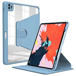 Чехол Apple iPad Pro 11 2020-2021 WIWU Waltz Rotative светло-голубой