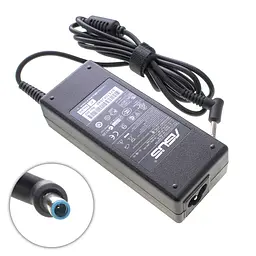 Блок живлення для ноутбука Asus 19V, 4.74A, 90W, 4.5x3.0-PIN, 3 hole, L-подібний роз'єм, black, Rectangular - мініатюра 2