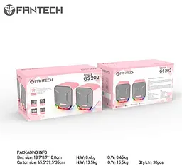 Компьютерные колонки Fantech GS 202 SAKURA EDITION USB Pink - мініатюра 7