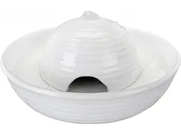Поїлка-фонтан для собак та котів Trixie Vital Flow Mini керамічна біла 0.8 л 24х10см TX-24468