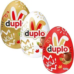 Шоколадне яйце Ferrero Duplo Великодне Червоне 100 г - мініатюра 2