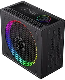 Блок живлення GameMax RGB PRO 750G 750W ATX 3.1 80+ Gold (RGB PRO 750G) Black - мініатюра 5