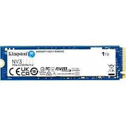 Накопичувач SSD M.2 2280 1TB Kingston (SNV3S/1000GBK)