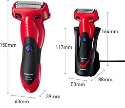 Електробритва Panasonic ES-SL41-R520 чоловіча чорно червоний - мініатюра 4