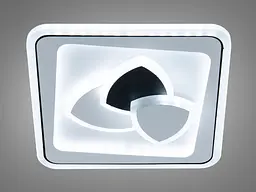 Світильник стельовий LED Diasha 12068 42W, 2310 лм, квадратний 20 см, акрил, мінімалістичний стиль - мініатюра 2