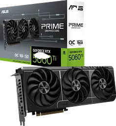 Відеокарта GeForce RTX 5060 Ti 16GB Asus Prime OC (PRIME-RTX5060TI-O16G)