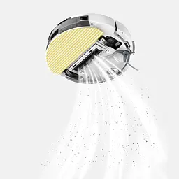 Karcher Робот-пилосос RVC 3 Comfort, h=0.97см, вологе прибирання, конт пилок -0.24л, вода -0.28л, автон. робота до 130хв, Bluetooth зарядна станція, білий - мініатюра 8