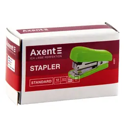 Степлер Axent Standard No. 10/5, 12 sheets, Light green (4221-09-A) - мініатюра 4