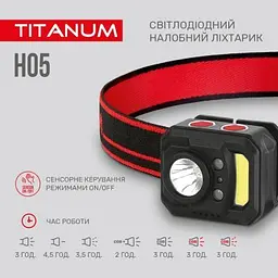 Ліхтар Titanum 250Lm 6500K (TLF-H05) - мініатюра 5