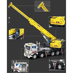 Конструктор Reobrix Mechanical автокран з пультом (22007) [161073] - мініатюра 3
