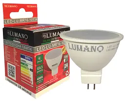 Лампа GU5.3 LED MR16 10W 4000K 900Lm LU-MR16-10534 TM LUMANO