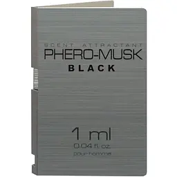 Духи з феромонами для чоловіків Aurora Phero-musk Black, 1 ml