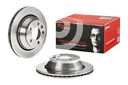 Диск гальмівний вентильований VW Transporter T5, Touareg I 02-16р Brembo (09.A616.10) - мініатюра 2