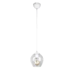 Светильник підвісний Levistella 756PR0231F-1 WH+CL, E27, 40W, метал + скло, сучасний стиль