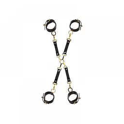 Хрестовина італійська шкіра Bondage Boutique leather Hogtie Upko
