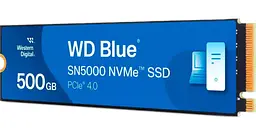 SSD накопичувач внутрішній WD Blue SN5000 500 GB (WDS500G4B0E) - мініатюра 2