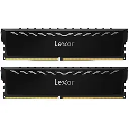 Модуль пам'яті для комп'ютера DDR4 16GB (2x8GB) 3600 MHz THOR Black Lexar (LD4U08G36C18LG-RGD)