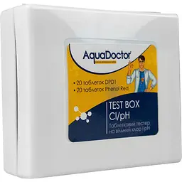 Тестер для басейну AquaDoctor Box таблетковий Cl/pH, 20 тестів 88569 - мініатюра 4
