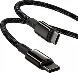 Кабель Baseus Tungsten Gold Series Fast Charging USB-C 100W 2m Black (CATWJ-A01) [77819] - мініатюра 3