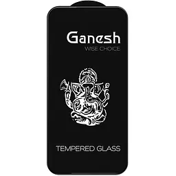 Захисне скло Ganesh (Full Cover) для Apple iPhone 17 Air (6.5) Чорний - мініатюра 2