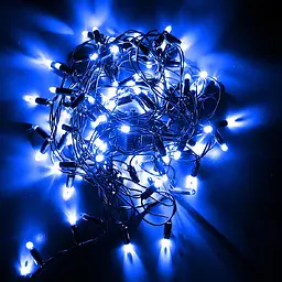 Гірлянда вулична Starlight лінійна синє світло 100 LED 5 м (57276) - мініатюра 2
