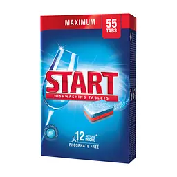 Таблетки для посудомийних машин Start Maximum 55 шт. (4820207100077)