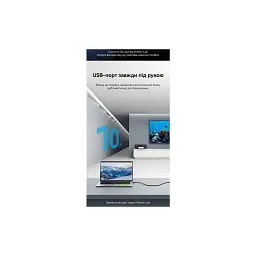 Дата кабель USB 3.0 AM/AF 5.0m Active black Vention (CBMBJ) - мініатюра 4