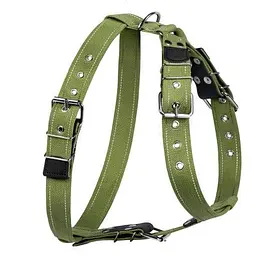 Шлея для собак Collar для великих собак N3 72-94 см зелена (0647) - мініатюра 2