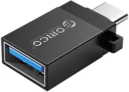 Адаптер для підключення пристроїв Orico Type-C - USB 3.0 Black (CBT-UT01-BK-BP) - мініатюра 4