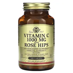 Вітамін С з Плодами Шипшини Vitamin C W/Rose Hip 1000мг - 100 таб
