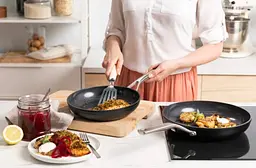 Набір сковорідок KitchenAid FHA 3 предмети чорний СС005699-001 - мініатюра 5