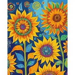Картина за номерами Яскраві соняхи Art Craft 13152-AC 40х50 см