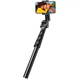 Штатив Ugreen LP680 Selfie Stick Tripod with Bluetooth Remote Black (15609) - мініатюра 2
