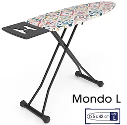 Дошка для прасування Casa Si Mondo L 125x42 Grey/Kaleidoscope (CS93570L342) - мініатюра 2