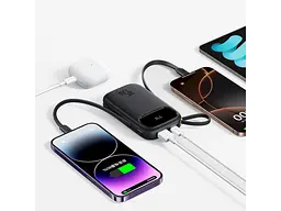 Внешний аккумулятор (Power Bank) BASEUS EnerFill FC31 Qpow3 Digital 20000mAh 45W Black (E0028D00) - миниатюра 4